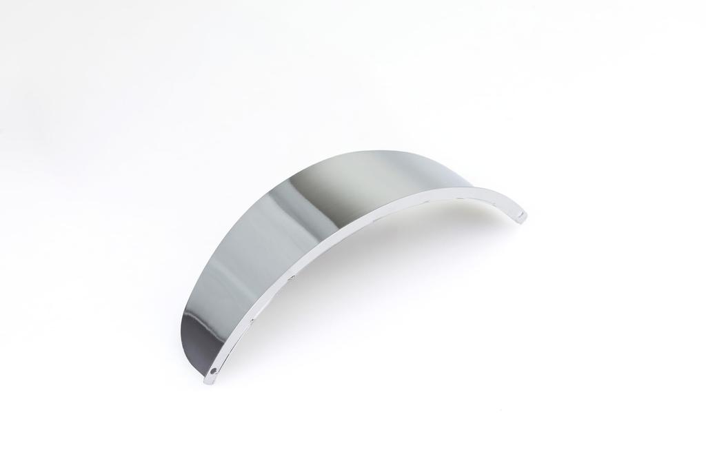 Kijima GB350C ('24-) Motorcycle Parts Headlight Visor, Steel, Retro Custom, Plated Finish, Part Number 203-2993