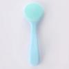 1pcs Portable Silicone Cleansing Brush, Soft Brush Head For Blackhead Removal And Makeup Removal, Deep Cleansing Facial Beauty Tool