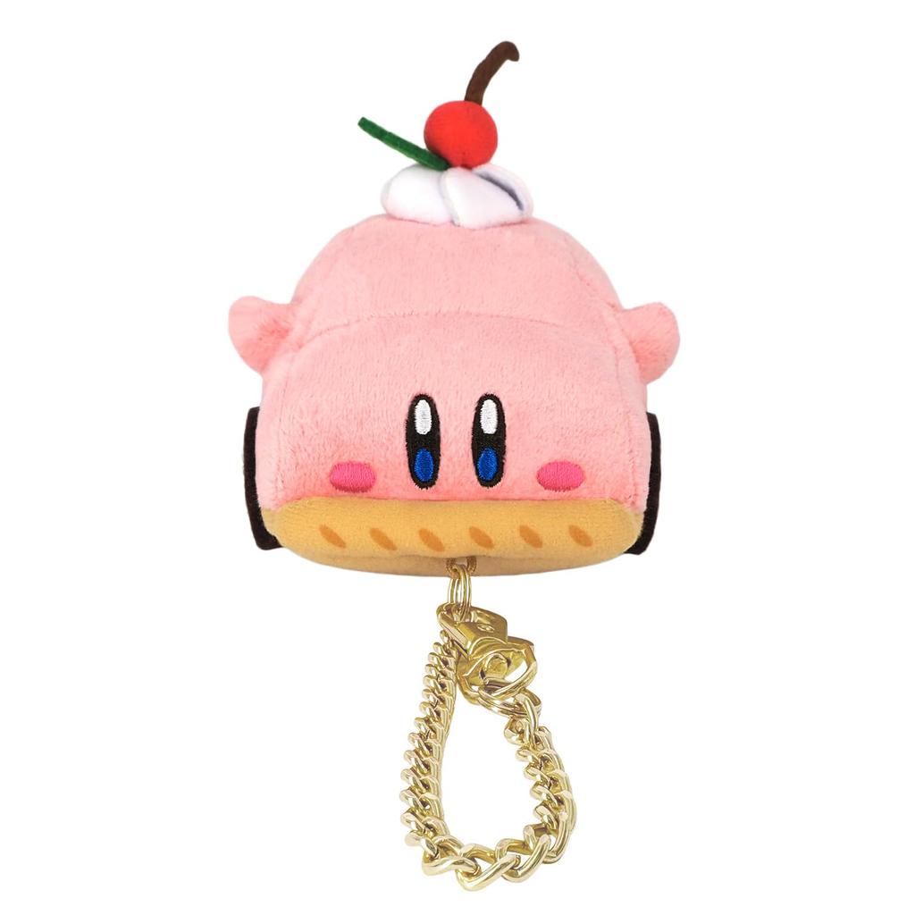 Sanei Boeki Kirby Discovery Car-shaped Cake Mascot W10×D9×H14.5cm Plush Toy