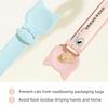 Portable Long Handle Cat Strip Feeder Spoon Durable Bite Resistant Lick Able Feeder Cartoon Pet Treat Spoon Household