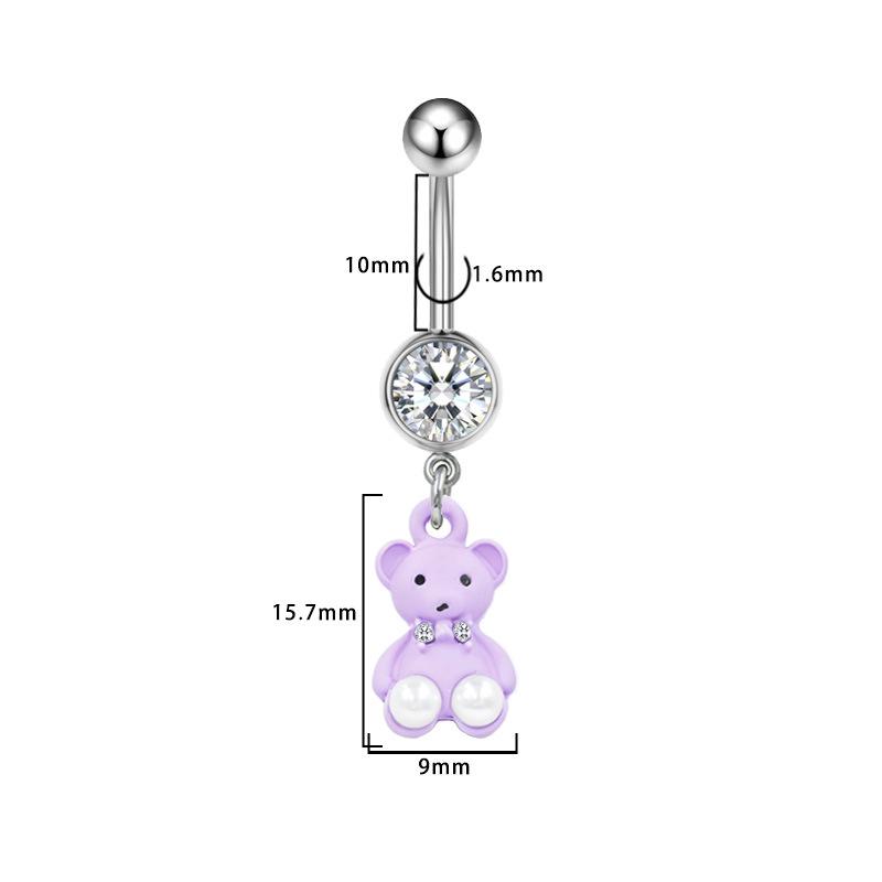 Gaibei Trendy Moon Butterfly Belly Button Ring