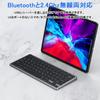 [Multi-Pairing, 4 Devices] Wireless BluetoothUSB Keyboard, Tenkeyless, Compact, Ultra-Slim, Rechargeable Type-C Keyboard with US Layout, Pantograph,