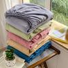 Plain Color Single Piece Washed Cotton Brushed Mattress Protector Dustproof Bed Cover
