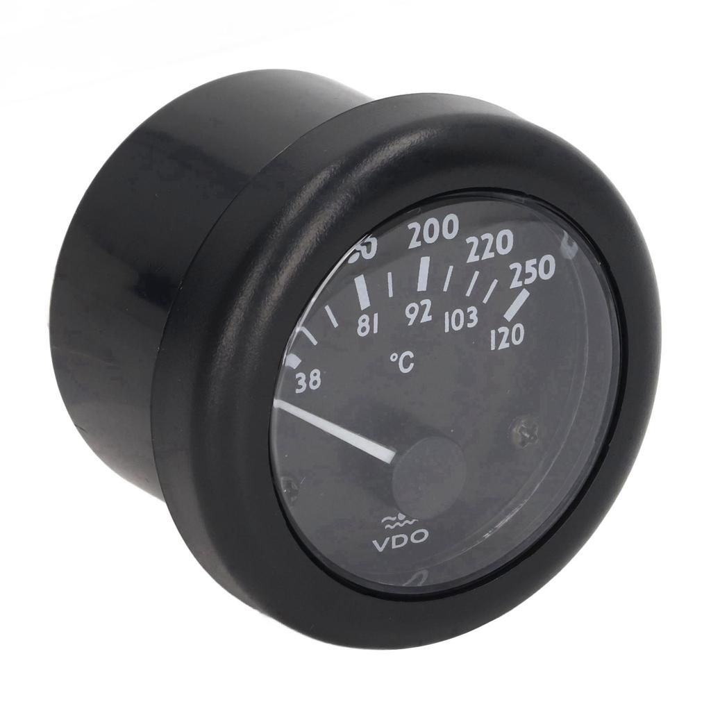 Generator Water Temperature Gauge Pointer Type 52mm Electromagnetic Water Temperature Meter 12V