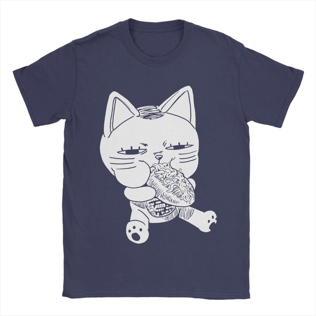 Printed Dandadan Turbo Cat Glizzy T Shirt Men's Crewneck Short Sleeve Clothing 100%Cotton Summer Top Tee
