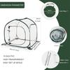Estufa Instantânea Transparente com Zíper para Clima Frio Estufa Pop-Up Instantânea Para Canteiros de Morango Pátios Pomares Jardim
