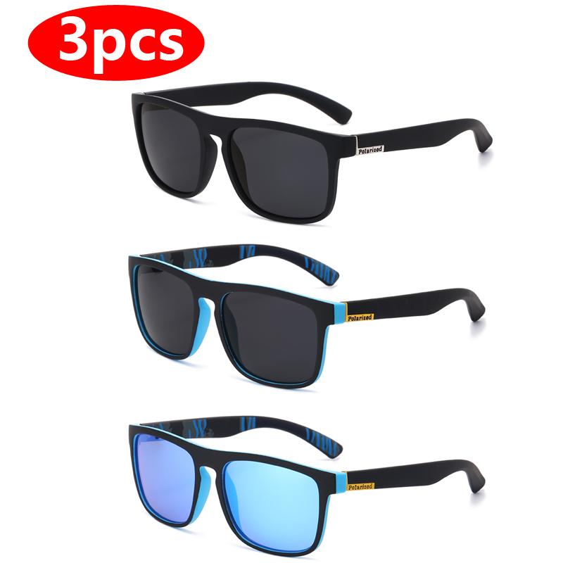2pcs/3pc Cycling Sports Sunglasses Men Women Outdoor Cycling Sun Glasses Men Fishing Sunglasses Unisex UV400