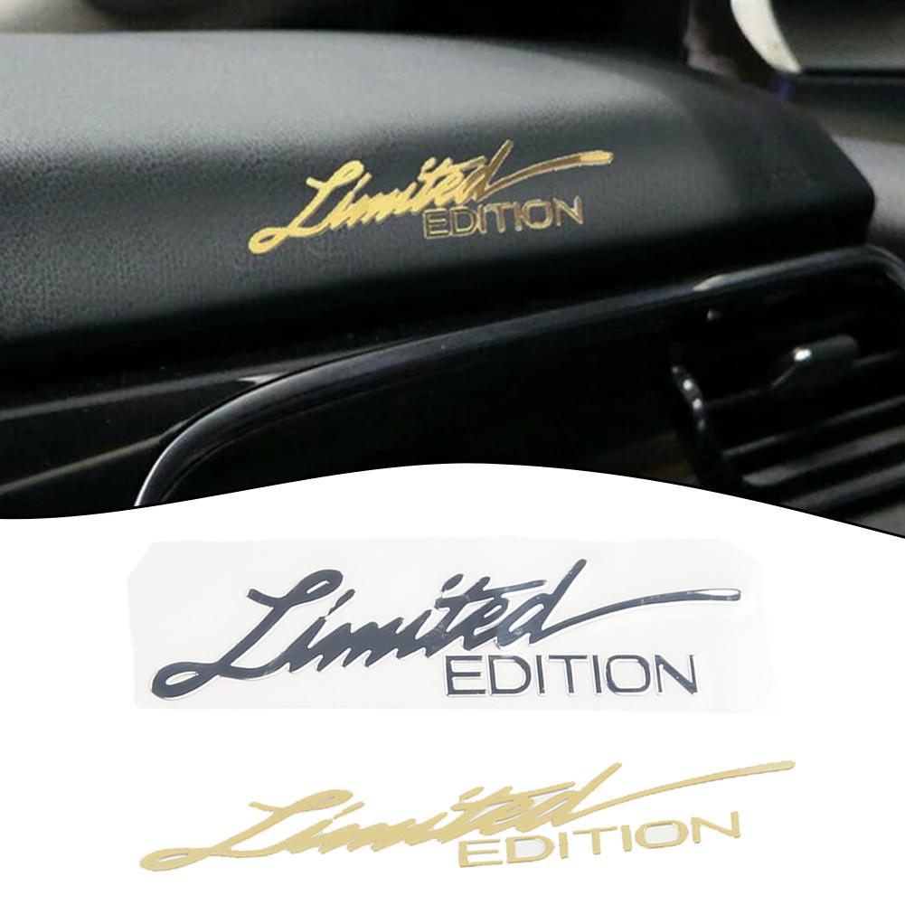 Custom Car Emblem Badge Left Features Easy Installation Rear Front Door Glass Front Quarter Glass Silver Gold Hood