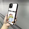 Asterix En O-Obelix Telefoonhoesje Voor Iphone 17 16 15 14 13 12 Pro Max Xr Air Plus Huidgevoel Zwarte Harde Schaal Cover