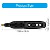 Multifunctional Rotary Tool 3.7V 18000rpm 5 Speed Cordless Grinder with 166Piece Accessory for Polishing and Engraving