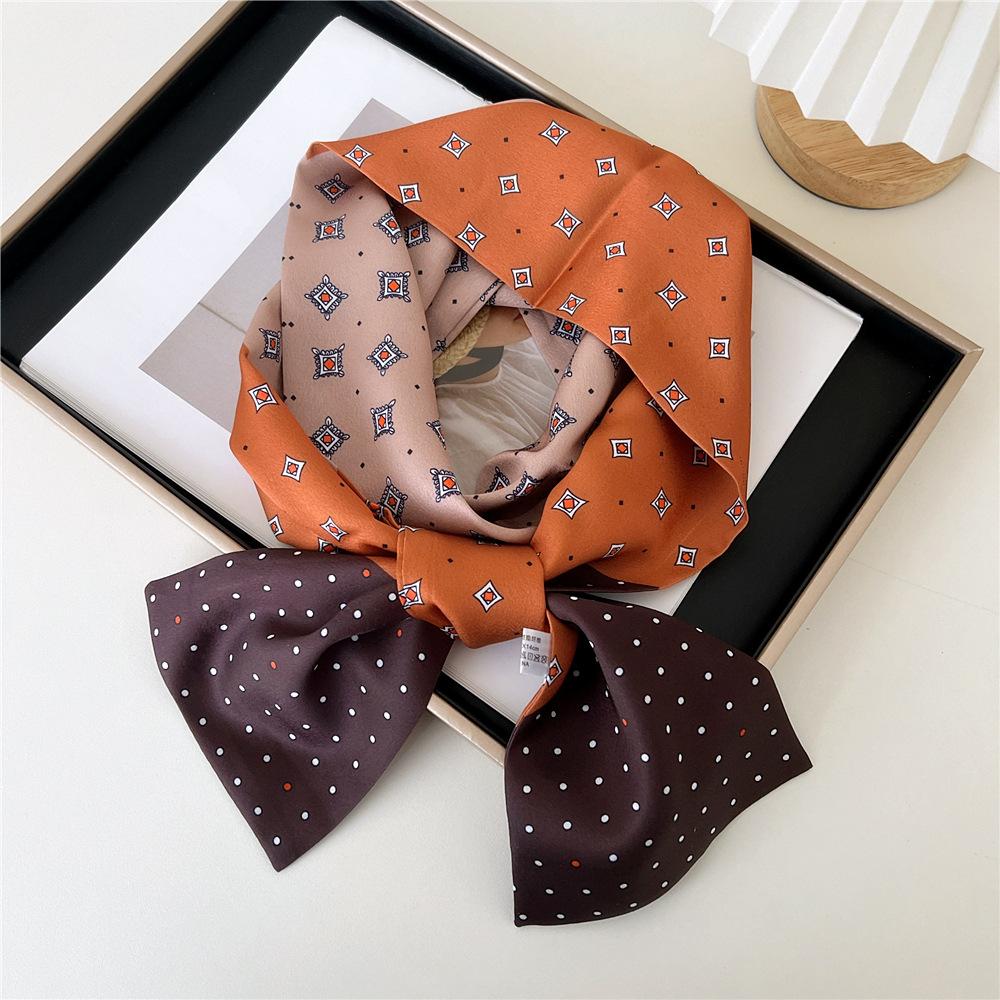 Pingjiao New Style Spring And Autumn Professional Decoration Versatile Small Silk Scarf Women'S Scarf Narrow Long Hair Strap Tie Bag Belt