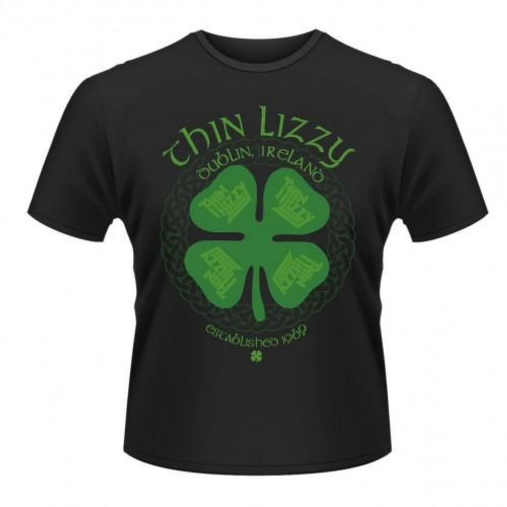 Thin Lizzy Unisex Adult Four Leaf Clover T-Shirt