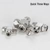 YOUFA PE Quick-Twist Three-Way Connector