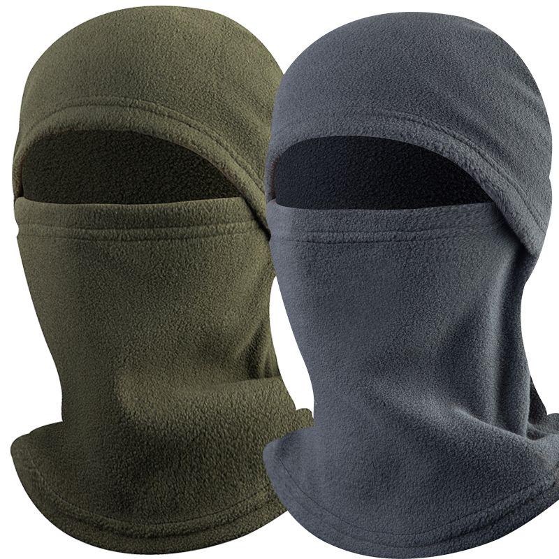 Winter Windproof Fleece Cycling Hat & Full Face Mask