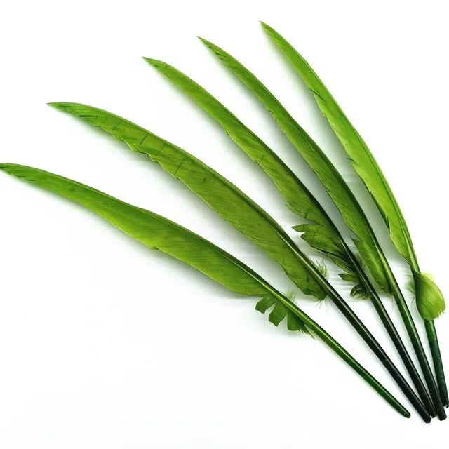 

100 шт фазан Турция большие перья крылья шлейфы DIY индийский головной убор рождественская ваза украшения свадебные аксессуары для рукоделия L белый