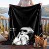 Warm Flannel Throw Blanket,Lady Gaga Lightweight Cozy Blanket For Bed Sofa And Daily Use