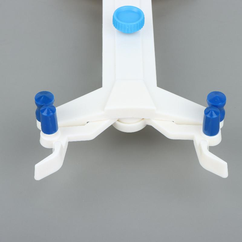 1Pcs Plastic Body Precision Double Burette Clamp For Teaching Labs With Powder Coated Surface And Silicone Covered Spring Grips