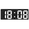 Electronic Desktop Clock 12/24H Display Snooze Desktop Table Clock Temperature Display LED Digital Clock for Home Bedroom Office