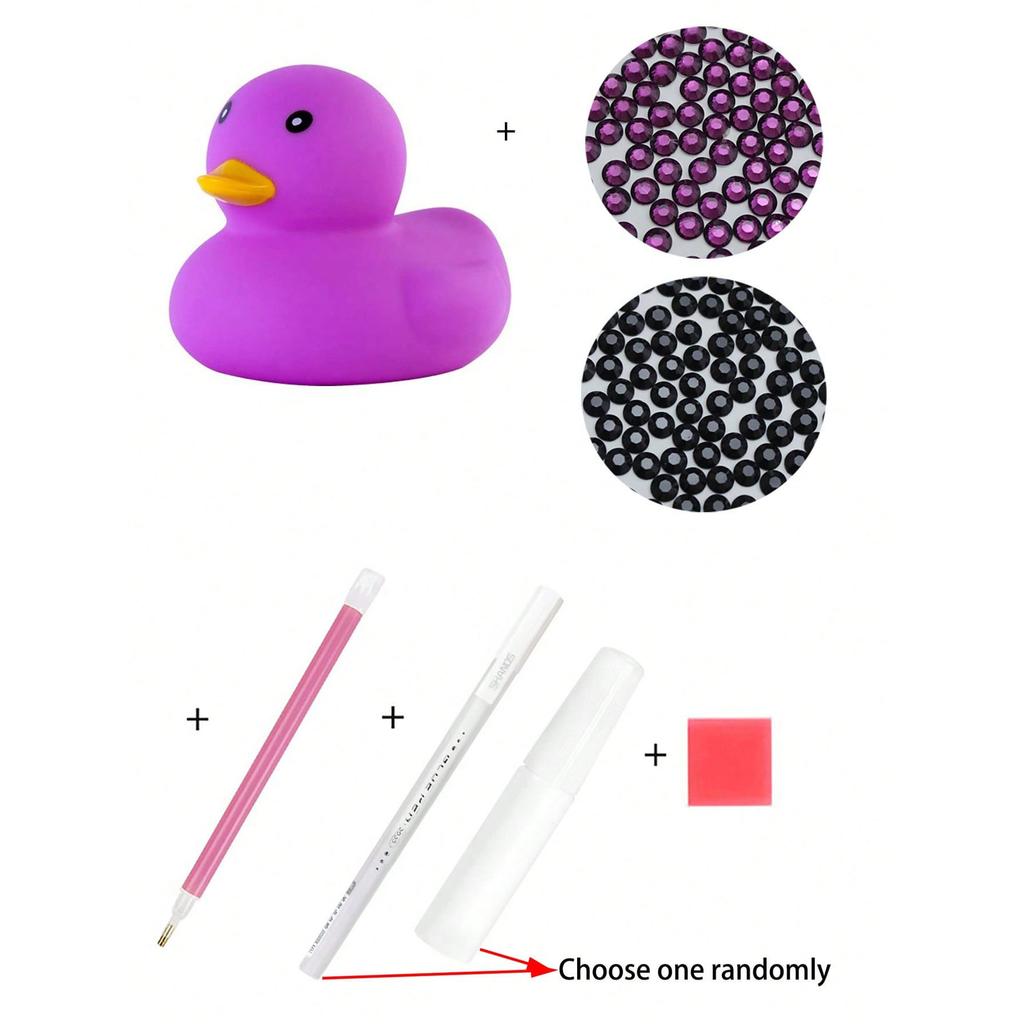 DIY Diamond Tool Duck, Fun Multi-color Handicrafts, Glue Pens, Handmade Decorations