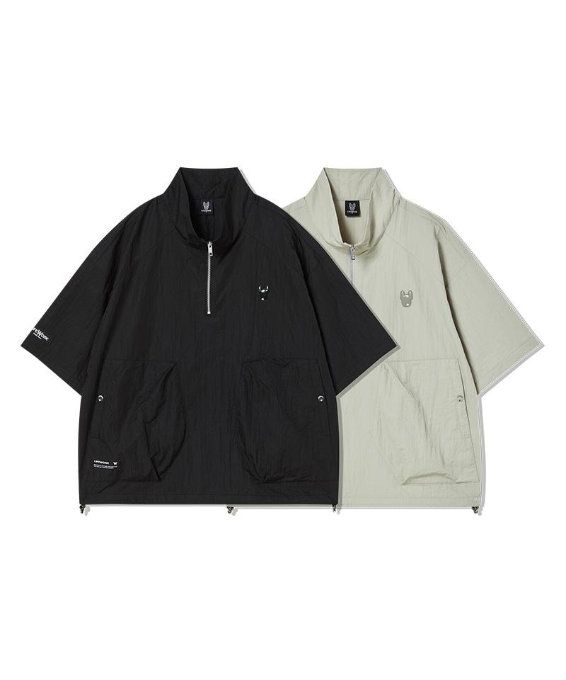 LIFEWORK Nylon Snap Pocket Short Sleeve Anorak