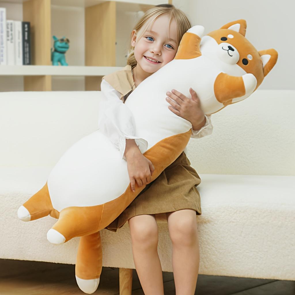90cm Cute Big Shiba Inu Plush, Large Squishy Shiba Inu Stuffed Animals Toys Plushies, Gift for Kids Girlfriend Birthday