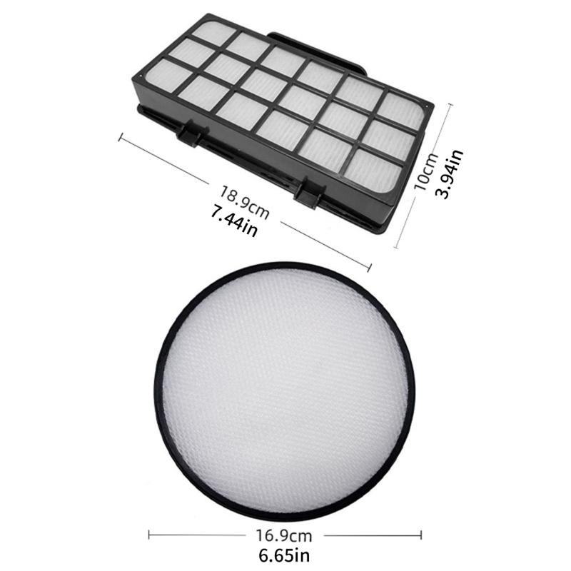 Strong Washable Vacuum Cleaner Filters Replacement Set for RO7611 RO7634 Heavy Duty Construction various Cycle Use