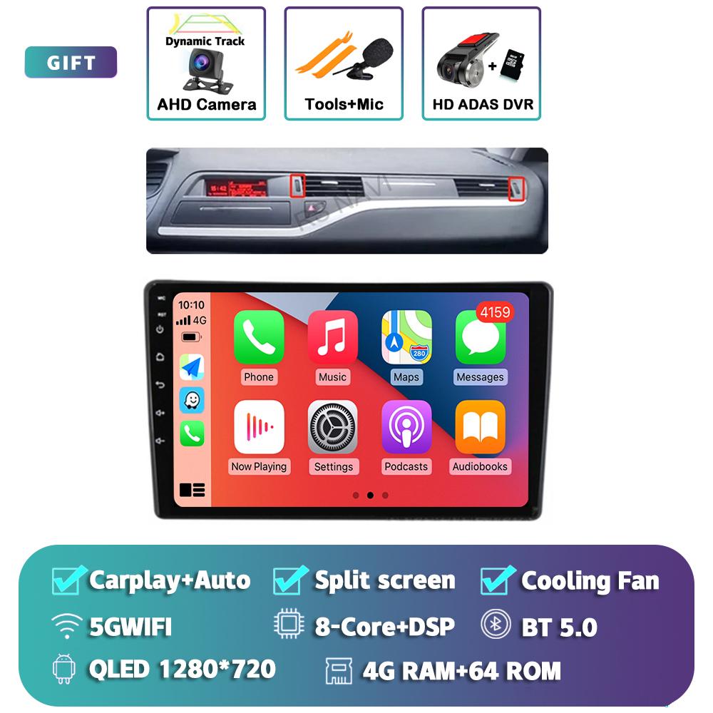 ABX2   Android 15 Carplay Car Radio Multimedia For Citroen C5 2008 2009 2010 -2017 navigation video DVD Autoradio Stereo 2din Head Unit