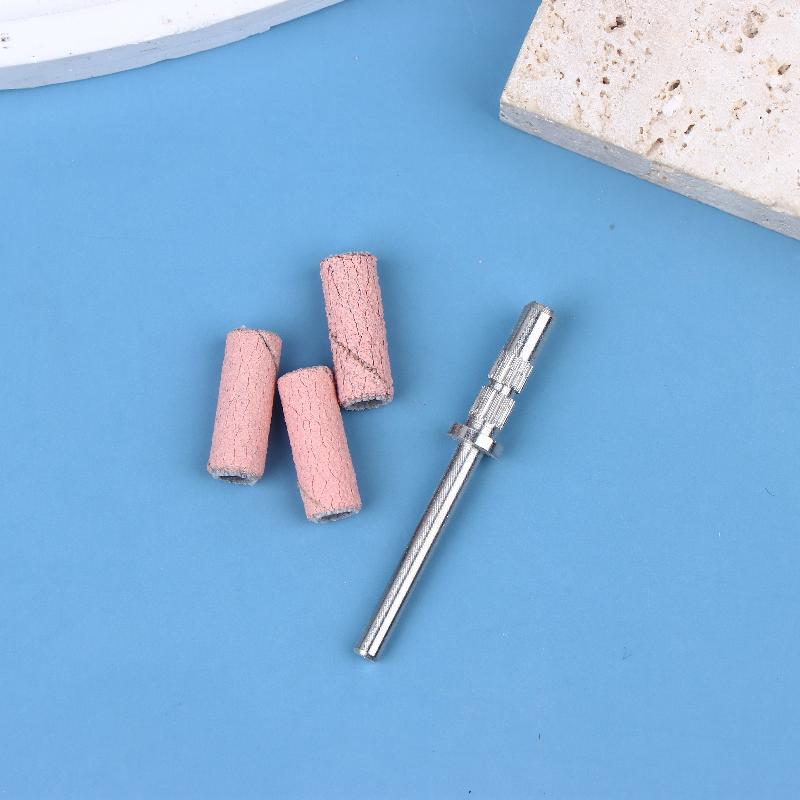 3.1Mm 80Pcs Mini Nail Sanding Bands Electric Machine Nail Drill Bits Acrylic Polish Remover Files Nails Accessory Tool