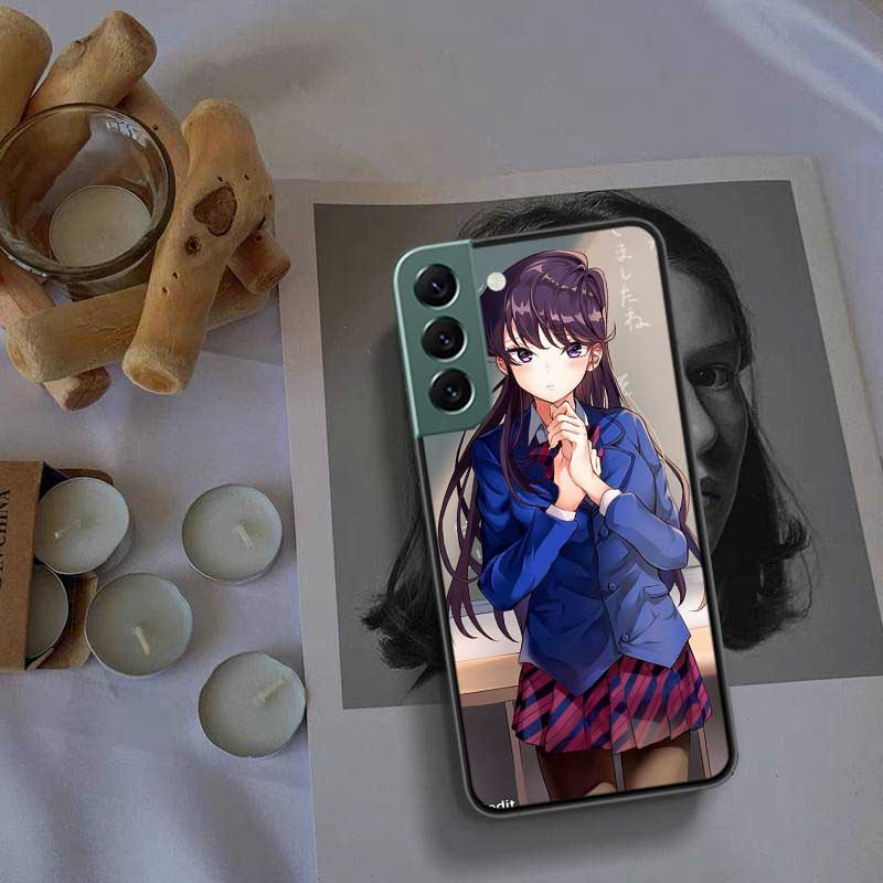 Anime Komi Shouko Cant Communicate Phone Case For Samsung Galaxy Note 20 Ultra 10 Lite 9 8 M11 M12 M21 M30S M31 M32 M51 M52 J8 J