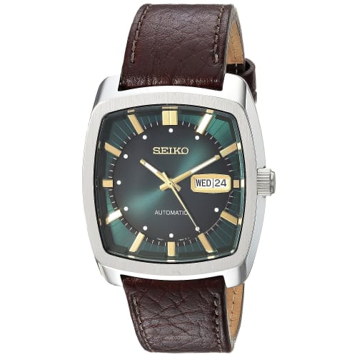 

Seiko Men s Recraft Series Automatic Leather Casual Watch (Model: SNKP27)