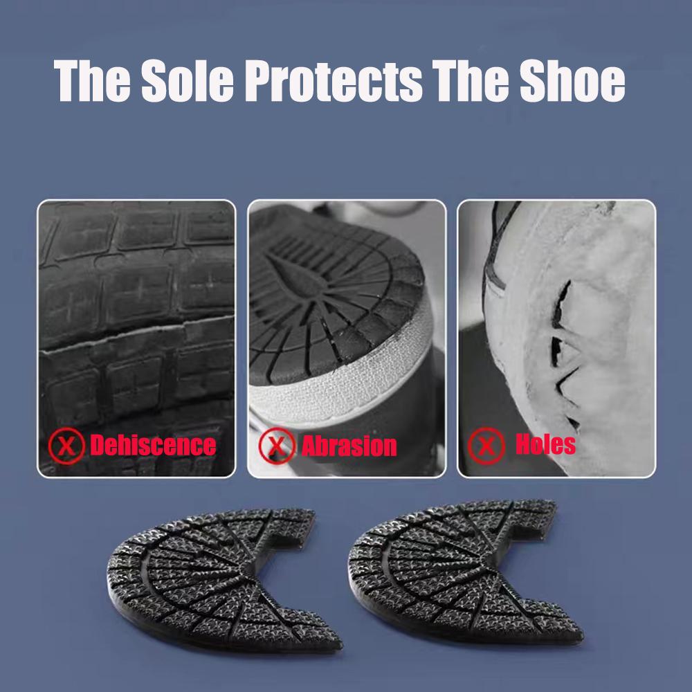 Rubber Sole Protector Sneakers Outsole Shoes Repair Stickers Non-Slip Insoles Self-Adhesive Replacement Shoe Sole Wear-resistant