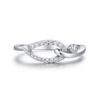 Tancise Classic 925 Sterling Silver Zircon Ring Ladies Jewelry Promesse de mariage Cadeau de fête