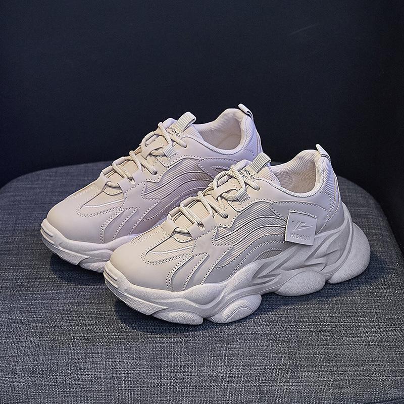2026 Spring Autumn New Fashion Lace-up Sneakers for Woman Platform Comfortable Casual Running Walking Chunky Sports Shoes
