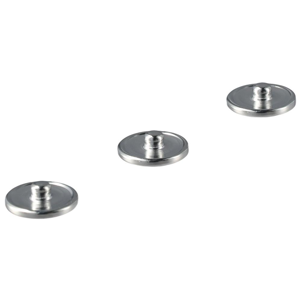 silver Round Snap Button metal Snap Button Base Trays Blank Press Button  Handmade Crafts Lovers