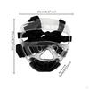 Taekwondo Face Guard PC Material Transparent Helmet Breathable Detachable