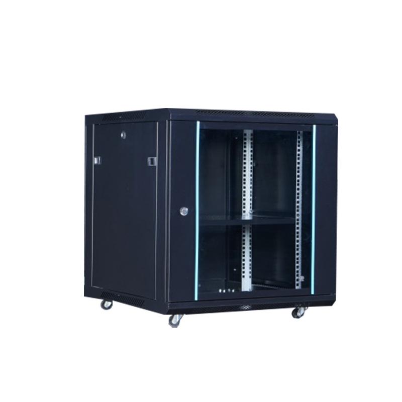 Wall-Mounted 12U Network Cabinet for Cable Storage & Monitoring