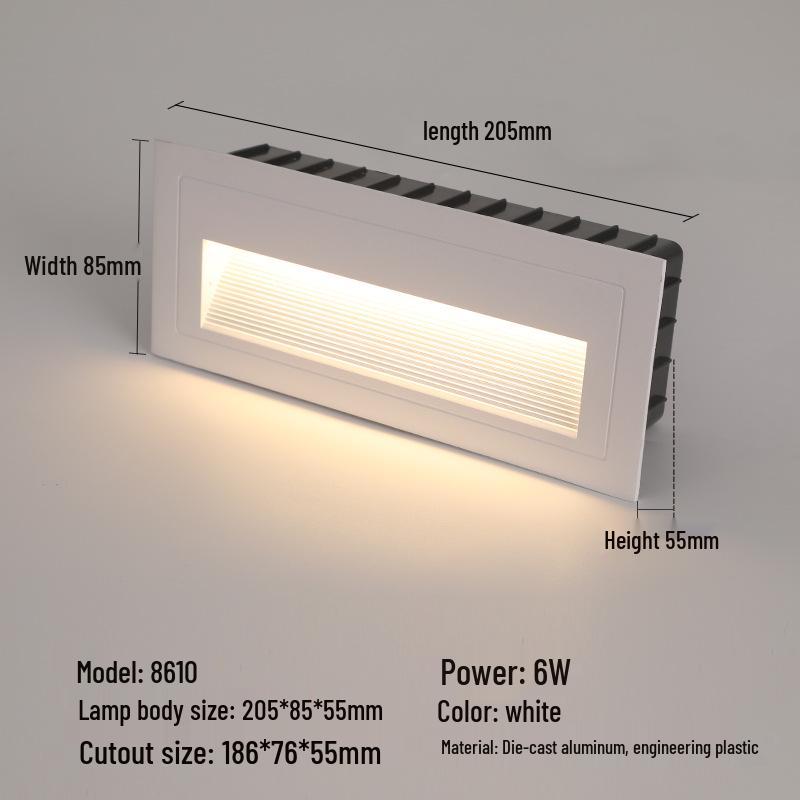 Recessed Waterproof Outdoor Stair and Pathway Light