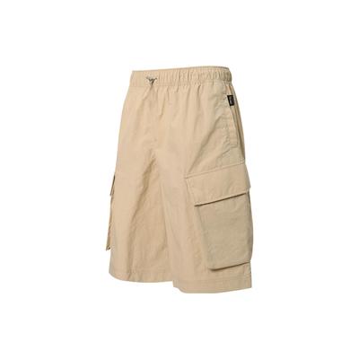 Wählen Sie Mmq Serie Unifarbene Arbeitsshorts mit großer Tasche Unisex Shorts Khaki 536541-67