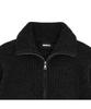 MEA Alpaca High Neck Knit Zip [Charcoal]