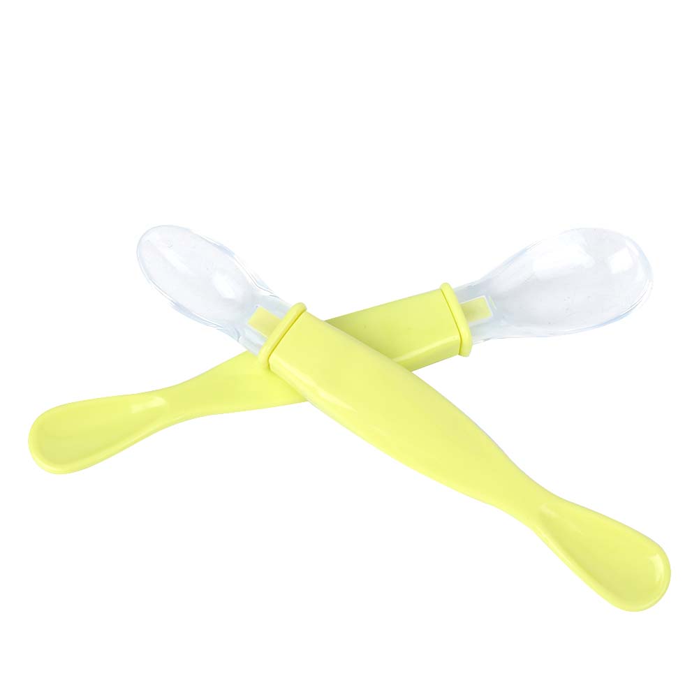 2pcs Baby Spoons Food Grade Silicone Spoons with Soft Tips Infant Feeding  Spoon Baby Utensils