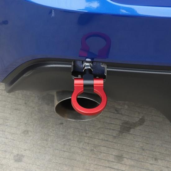 Roter Rennsport CNC-Aluminium Abschlepphaken für Toyota 86 Subaru BRZ 12-20