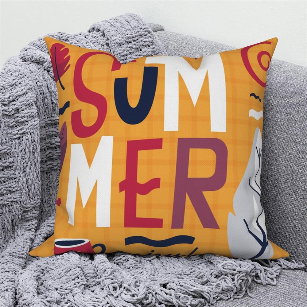 Home Sofa Office Cushion Pillowcase Wholesale  Summer Decoration