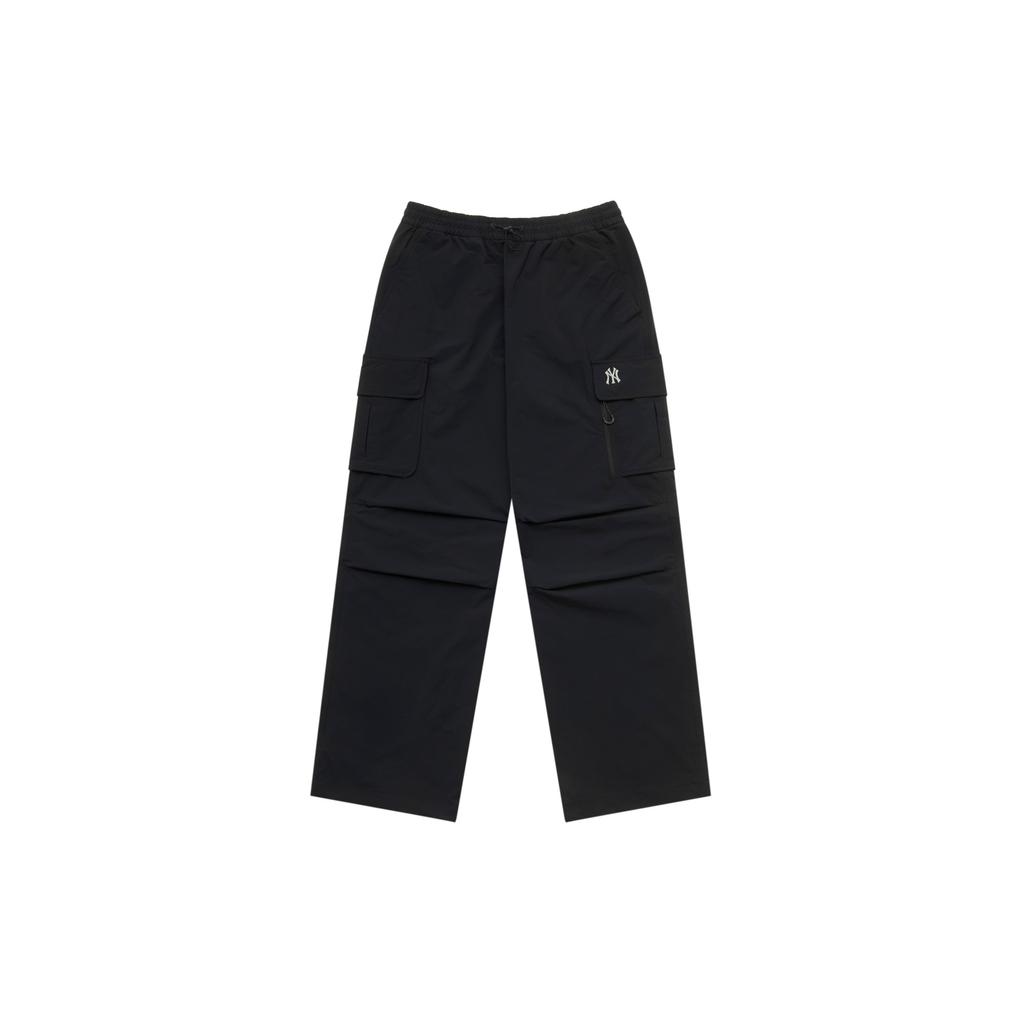 New MLB New York Yankees Basic Collection 25FW Knitted Sweatpants Unisex Black 3AWPB0454-50BKS