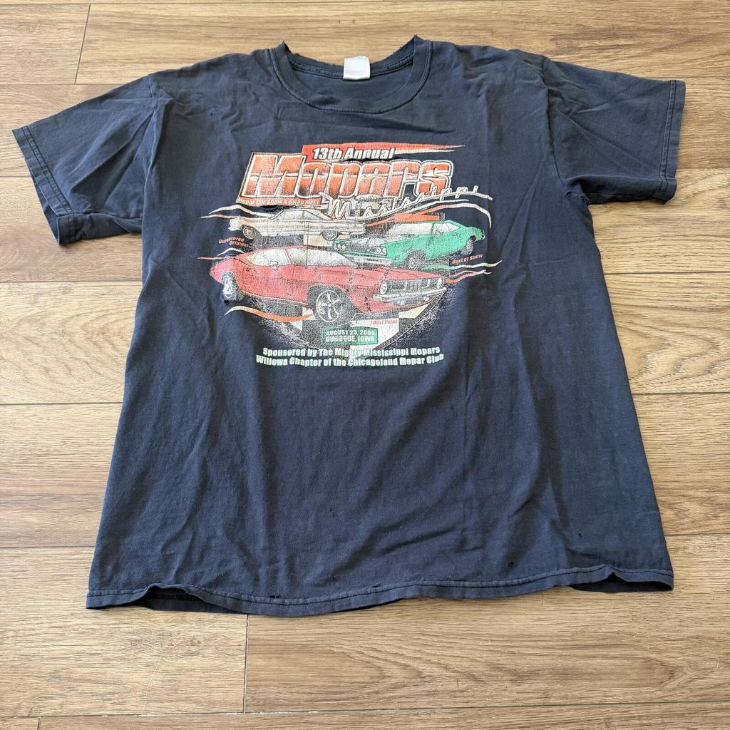 Vintage Y2K Mopars Mississippi Car Show Shirt Distressed Unisex T-Shirt
