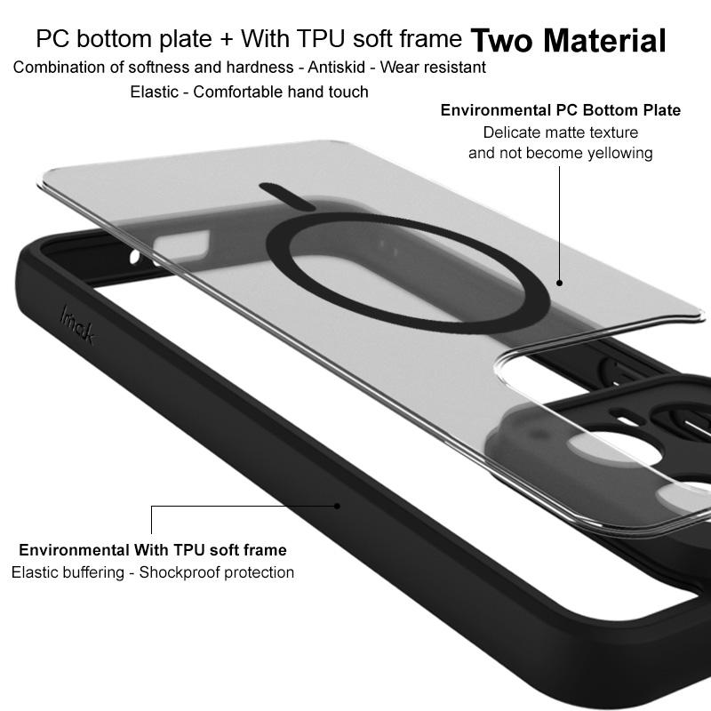 For Redmi K80 Pro 5G Phone Case IMAK Case UX-9B Series Magnetic Cover