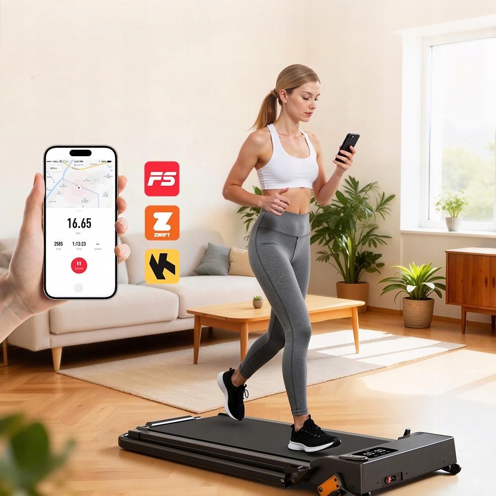 FT52-DZ Electric Treadmill Home with app 12km/h LARGE DISPLAY SILENT up to 6° smart