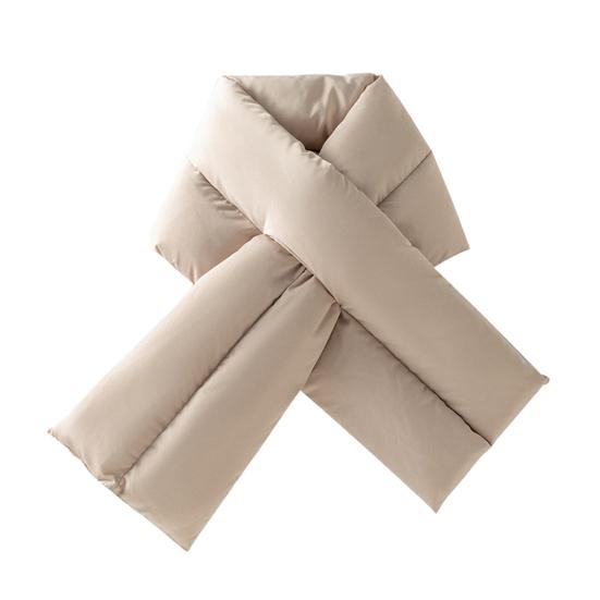 

Утепленный Ветрозащитный Теплый Широкий Пуховый Хлопковый Шарф Женский Зимний Однотонный Ультралегкий Термошарф легкие хаки