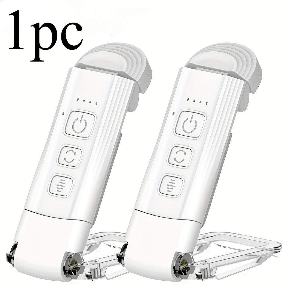Clip On Book Light for Reading In Bed - USB Rechargeable LED Night Reading Light - Portable and Lightweight USB Rechargeable Reading Light