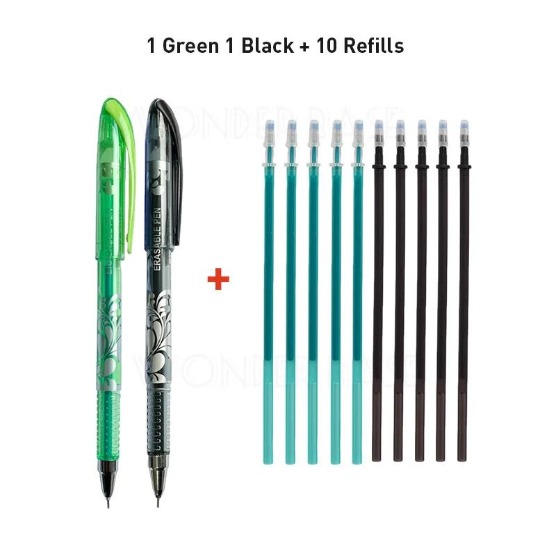 

Набор стираемых гелевых ручек 0,5 мм, 6 цветов чернил, ручки для письма с быстроисчезающими чернилами, стержни для заправки, для школьников, студентов, офисные канцелярские принадлежности 12pcs