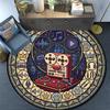 Music Technology Fusion Round Area Rug Under Office Chairs Bedroom Living Room Home Decor
